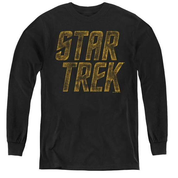 Star Trek - Distressed Logo - Youth Long Sleeve Shirt - Large