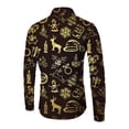 thumbnail image 3 of Innerwin Chemise Tunique Boutonnée pour Hommes Col à Revers Confortable Chapeau L, 3 of 4