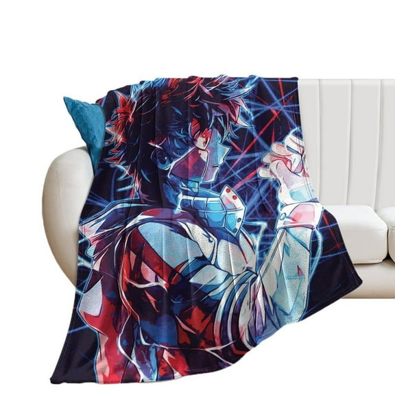 My Hero Academia 1 Luxury Flannel Blanket - Super Soft Anti-Static Plush Warm Blanket for Sofa Bed - Extra Large Cozy Blanket for Men and Women, Home Decor Gift.