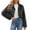 Grey, variant on Sweaters for Women Hemlock Winter Coats Fashion Superficial Knowledge Long Sleeve Fleece Shaggy Lightweight Fall Cropped Jacket Outerwear Sweater