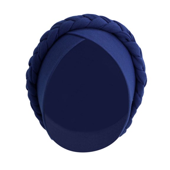 WHEANG Muslim Turban for Women Men-Lightweight Cap Stretchy Hair Cover Wrap Elastic Turban Cancer Head Scarf Causal Head Wrap Comfort Turban Hats Headwear Chemo Turbans Navy 2026 Sales Under $1