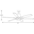 thumbnail image 2 of Arlo Collection 60" Indoor/Outdoor Six-Blade Architectural Bronze Ceiling Fan, 2 of 5