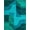 Teal, Pattern 11, variant on ODIKA 4'x6' Machine Washable Non-Slip Area Rug, Groovy Hand Shaped Abstract Bath High Traffic Rug, Pink, 148839