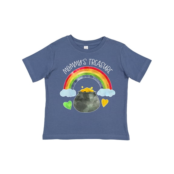 Inktastic Mommy's Treasure St. Patrick's Day Rainbow and Gold Boys or Girls Toddler T-Shirt