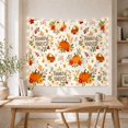 thumbnail image 5 of Thankful Harvest Among Pumpkins and Pie, Cozy Watercolor for Home Decor Fans, Botanical Wall Art, Thanksgiving Hostess Gift, Tapestry Wall Hanging for Dining Room and Kitchen, 5 of 7