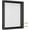 Black - Foam Back, variant on Large 16x20 Shadow Box Frame with Soft Linen Back - Memory Display Case, Shatterproof Plexiglass, 12 Push Pins Included, Black