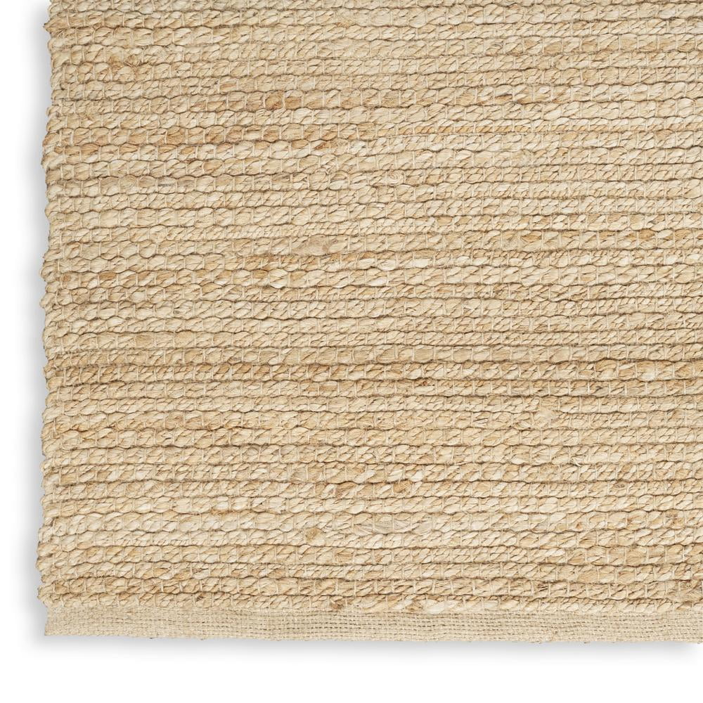 Nourison Natural Jute Solid Bleached 2' x 3' Area Rug (2x3)