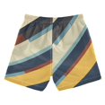 thumbnail image 7 of FORMRS Boys Swim Trunks Quick Dry Mesh Liner Boardshorts Sizes XS-XL, Retro Colorful Stripes, 7 of 7