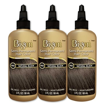 Bigen Semi-Permanent Hair Color NB2 Natural Black 3-Pack