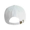 thumbnail image 2 of Big Accessories BA709 Hybrid Flat Bill Cap-White, 2 of 3