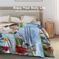 thumbnail image 5 of Custom Blanket Personalized Blanket with Photos Text Gift on Birthday Christmas Customized Picture Throw Blanket for Adult Men Women, 5 of 6