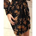thumbnail image 2 of Viikei Plus Size Long Sleeve Dress for WomenV-Neck Vestido Corto Estampado Holiday Midi Dresses, 2 of 6