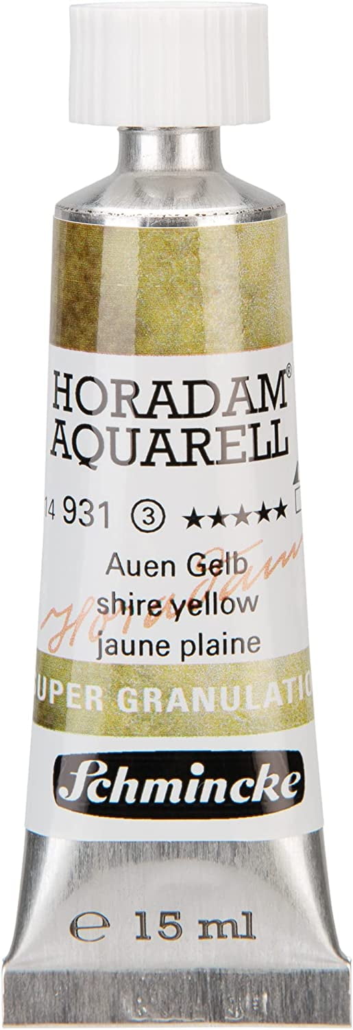 Schmincke Horadam Aquarell Artist Watercolor - Shire Yellow, Supergranulation, 15 ml, Tube