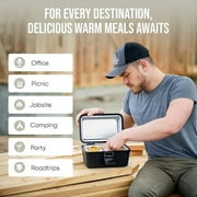 Zone Tech Insulated Lunch Box 12V Electric Travel Food Warmer for Car Picnic Food Heater