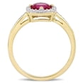 thumbnail image 4 of Everly Women's Created Ruby 10k Yellow Gold Ring, 4 of 7