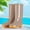 Khaki, variant on YTCAMLO Glitter Tall Rain Boots for Women Casual Mid Calf Waterproof Slip On Garden Boots Non-slip Outdoor Mud Rain Shoes