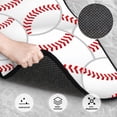 thumbnail image 4 of Junzan Baseballs for Car Floor Mats,Car Carpet Mats Car Interior Protection with Anti-Slip Backing Car Accessories Fit for SUV/Vans/Sedans/Trucks,Set of 4pcs, 4 of 7