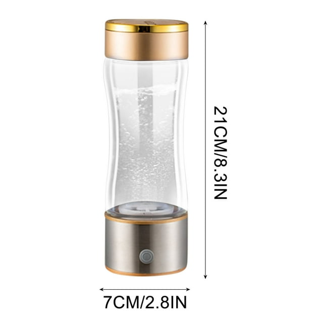 Portable Hydrogen Water Generator Bottle – 400ml Rechargeable Cup with SPE/PEM Technology for Healthier Water