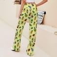 thumbnail image 3 of Top-kevin Colorful Bugs Beetles Pattern Yoga Pants Women Wide Leg Pants Casual High Waisted Straight Lace Up Lounge Sweatpants, 3 of 7