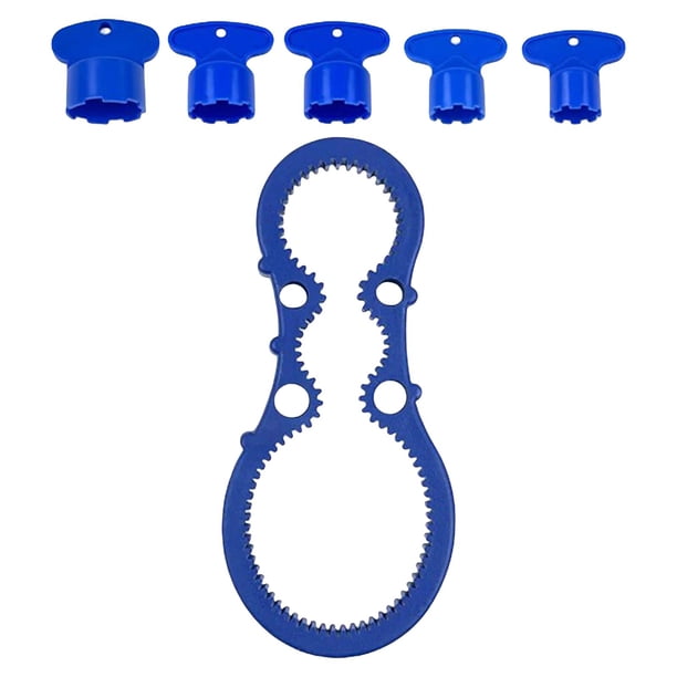 6 uds llave de aireador de llave de de plástico herramienta de extracción para ,5 18,5 21,5 22,5 24 aireadores de , llave de aireadores L