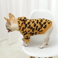 thumbnail image 2 of Dogs Sweater Knitted Fall Pet Pullover Fashion Leopard Print Cats Clothes Bulldog Chihuahua Winter Hooded Dress Warm Long Sleeve, 2 of 7