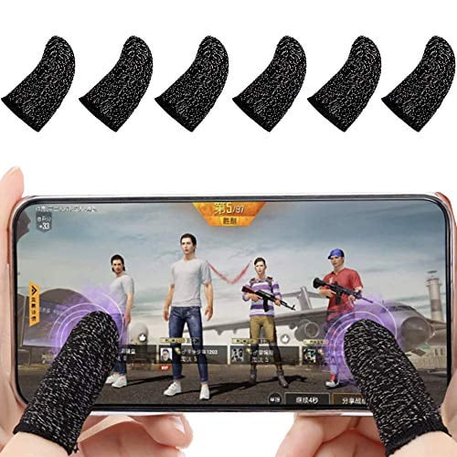 Thumb Sleeves For Mobile Gaming Gaming Controller For Pubg Mobile 6 Pack Fortnite Cod Roblox And Minecraft Compatible With Iphone Ios Android Ipad Mobile Finger Sleeves Walmart Com