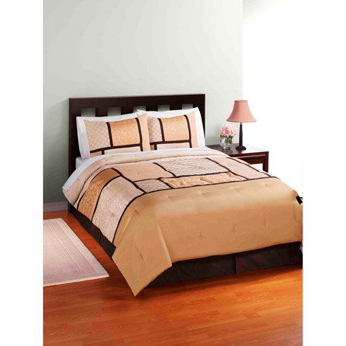 Hometrends Full Hastings Gold Comforter Set, 4 Piece