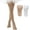 White/Nude 2-pack, variant on Fleece Lined Tights for Girls Winter Tights Toddler Ballet Tights Thick Warm Leggings 3-10 Years