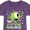 thumbnail image 3 of Disney Monsters Inc - Mike Yay It's My Birthday - Toddler & Youth Girls Short Sleeve Graphic T-Shirt, 3 of 5