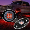 thumbnail image 3 of 8 Pods LED Rock Lights Kit Waterproof Underglow LED Neon Trail Rig Lights for Truck ATV Offroad Boat-Red, 3 of 10