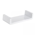 thumbnail image 1 of 2x Organizador de baño montado en pared de plástico Estantes flotantes con adhesivo, sin tadrar para cocina o inodoro - U bnca U bnca Zulema Estante flotante de pared, 1 of 8