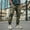 Army Green, variant on Fnnxeal Cargo Sweatpants for Men Stretch Breathable Drawstring Solid Slim Fit Trouser Black Pants for Men Size L