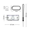 thumbnail image 6 of Lifetechs Earphone Case Transparent Shockproof with Lanyard Ultimate Protection Protective Cover for Nothing Ear 2, 6 of 8
