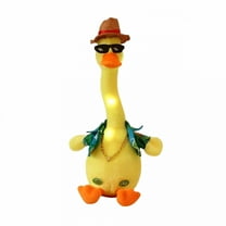 BESTSKY Dancing Singing Goose Repeat What You Say Talking Stuffed Animal Funny Interactive Electric Toy Mimicking Speaking Recording Musical Plush Gifts for Kids