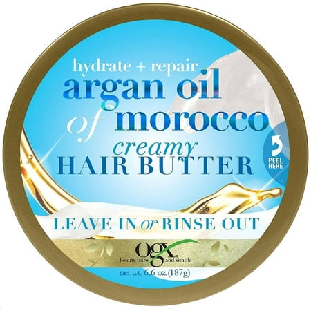 Hair Butter - OGX Hydrate + Repair Argan Oil of Morocco Creamy Hair Butter 6.60 oz