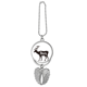 thumbnail image 1 of Colgante de ala de Ciervo blanco y negro Unbranded boceto sombra animal, 1 of 3