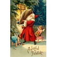 thumbnail image 2 of Vintage Apple Collection 22x32 White Modern Wood Framed Museum Art Print Titled - Vintage Xmas 5, 2 of 4