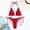 Red, variant on Women Bandeau Bandage Adjustable Bikini Set Push Up Brazilian Swimwear Beachwear Swimsuit Bathing Suit Top 18w Athletic Bathing Suits for Women Swim Suit Shorts Swimsuit Bra Support Bathing Suits for