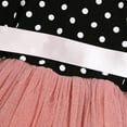thumbnail image 6 of Kids Toddler Girl Polka Dotted Multilayer Ruffled Long Sleeve Tutu Party Dresses, 6 of 10