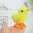 MOKINGTOP Kids Clockwork Wind Up Hopping Toy Chick Christmas Stocking Filler Animal Toys