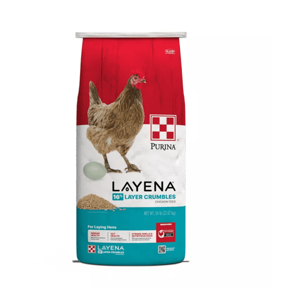Layena Layer Crumbles Chicken Feed 50 lb
