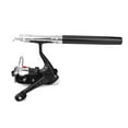 thumbnail image 3 of Pocket Fishing Rod under $5! Yannianjz Mini Portable Fishing Rod, Pen Shape Aluminum Alloy Pocket Fishing Pole with Reel, Compact Travel Fishing Gear for Beginners, Emergency Kit, 3 of 8