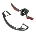 thumbnail image 3 of Steering Wheel Sticker, Steering Wheel Trim Easy Installation Protective Carbon Fiber Style ABS  For Car, 3 of 8