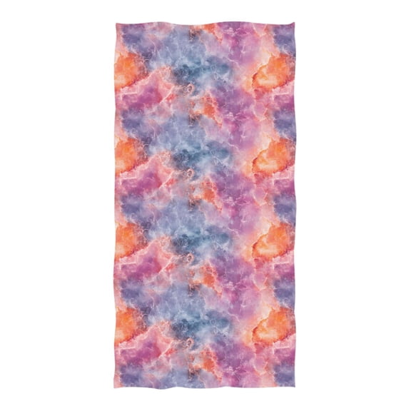 Oversized Beach Towel Extra Large Absorbent Microfiber Bath Towels Soft Quick Drying Colorful Nebulae Marble 74"x37"