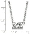 thumbnail image 2 of 925 Sterling Silver Rh-plated LogoArt Delta Zeta Medium Pend With Necklace; 18 inch; for Adults and Teens; for Women and Men, 2 of 3