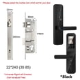thumbnail image 2 of Digital Electronic Smart Door Lock With Biometric Camera Fingerprint Smart Card Password Key Unlock ,Easy Installation, 2 of 7