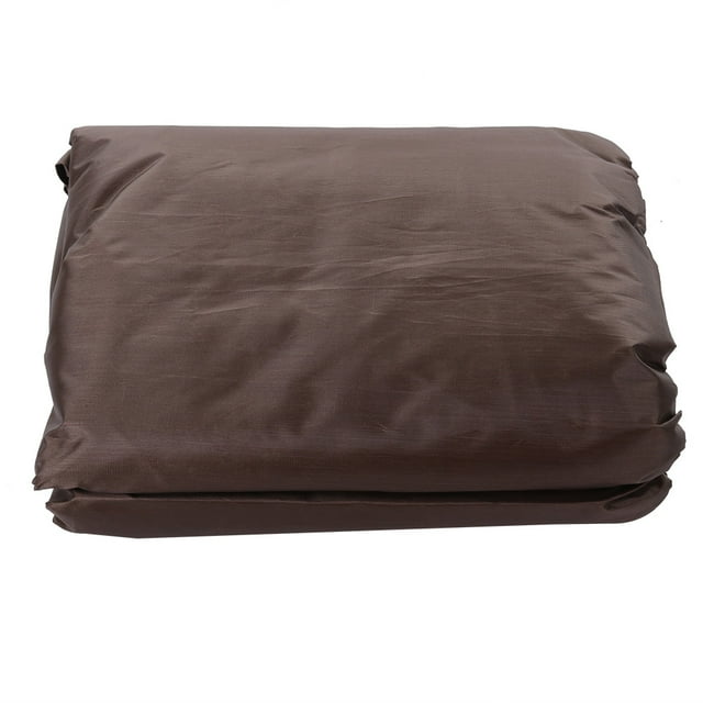 Fundas impermeables para columpios de jardín de exterior, protector de muebles para hamacas de 3 plazas (café)