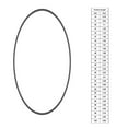 thumbnail image 5 of lanema Square Cassette Tape Machine Belt Square Rubber Belts 1.2mm Thickness for Tape Recorder Drive 19mm-100mm Folded Size, 5 of 21