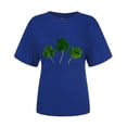 thumbnail image 4 of Besolor T-Shirts de Mode pour Femmes de la Saint-Patrick à Col Rond Shamrock T-Shirt à Manches Courtes T-Shirts Basiques Hauts de Festival, 4 of 4