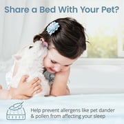 SafeRest Premium Hypoallergenic Waterproof Mattress Protector, Vinyl Free, King